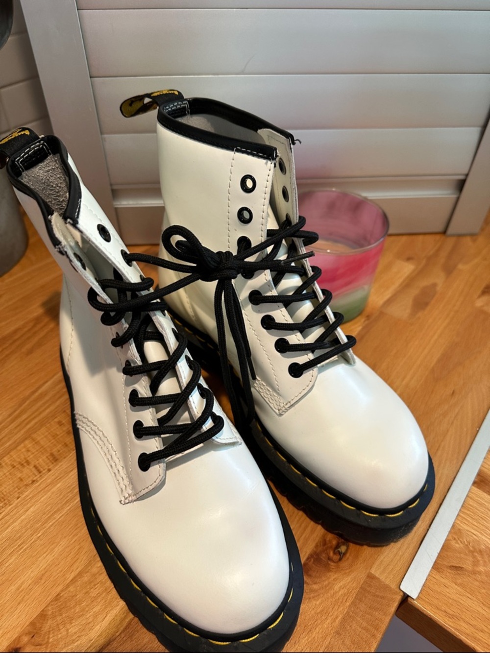 Dr martens new never worn leather 8
